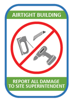 airtight building sign